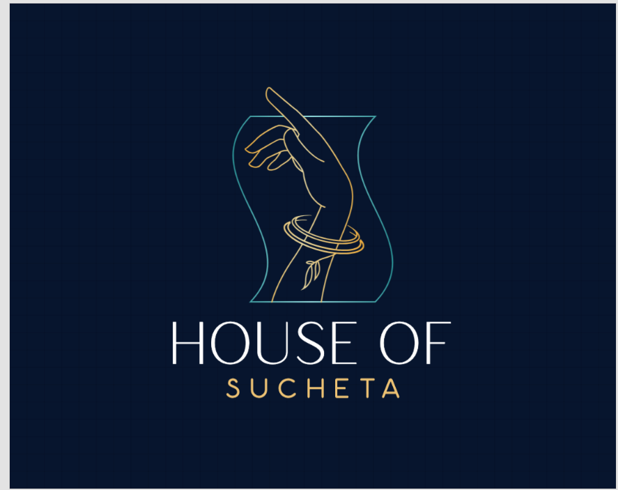 House of Sucheta — a hand wearing silk thread bangles inside a vessel-shaped frame